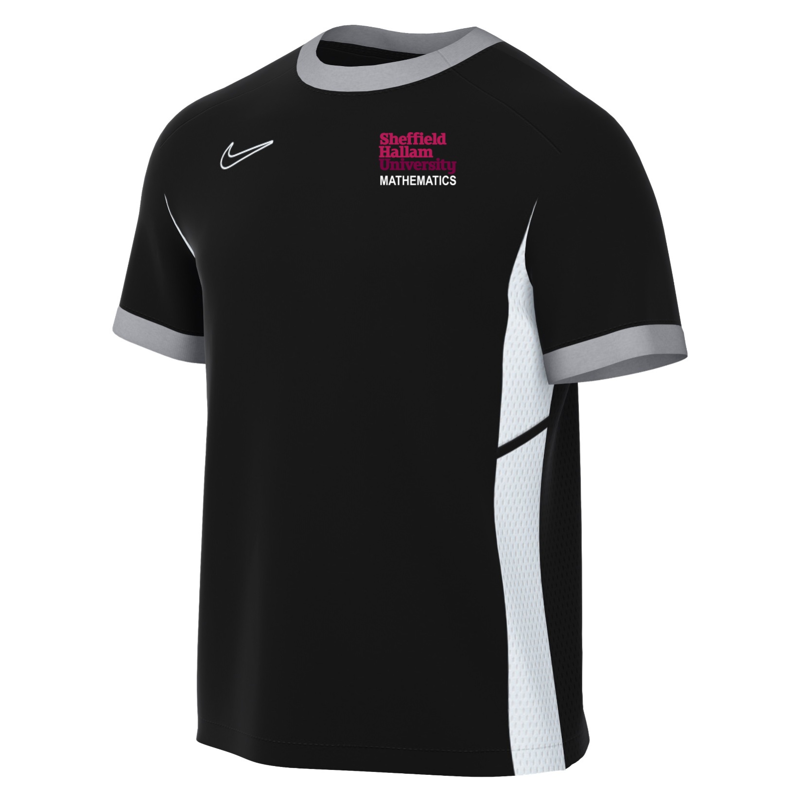 Nike Academy 25 Short-Sleeve Training Top - Black/White/White