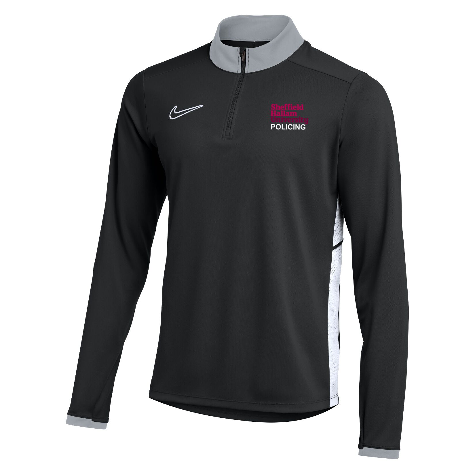 Nike Dri-FIT Academy 25 Drill Top - Black/White/White