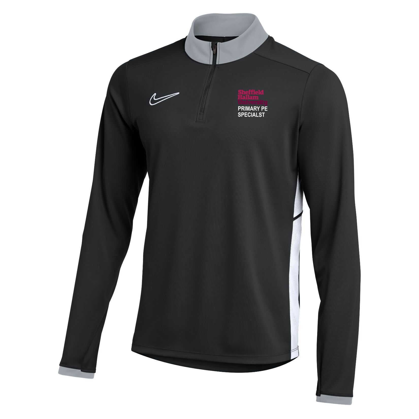 Nike Dri-FIT Academy 25 Drill Top - Black/White/White