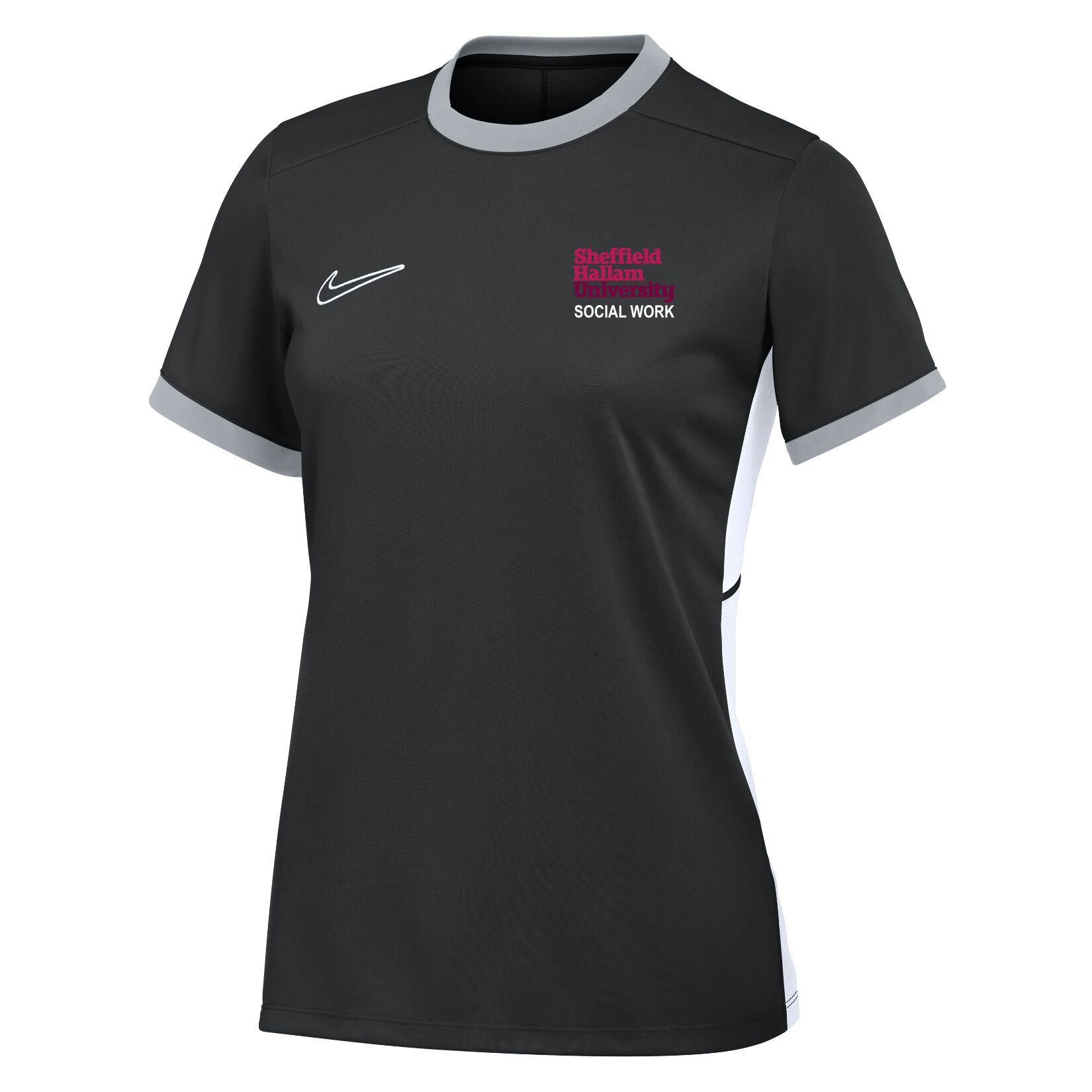 Nike Academy 25 Short-Sleeve Training Top (W) - Black/White/White