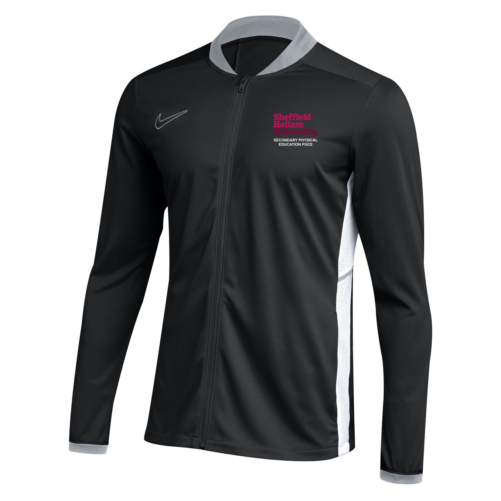 Nike Dri-FIT Academy 25 Knit Track Jacket (W) - Black/White/White