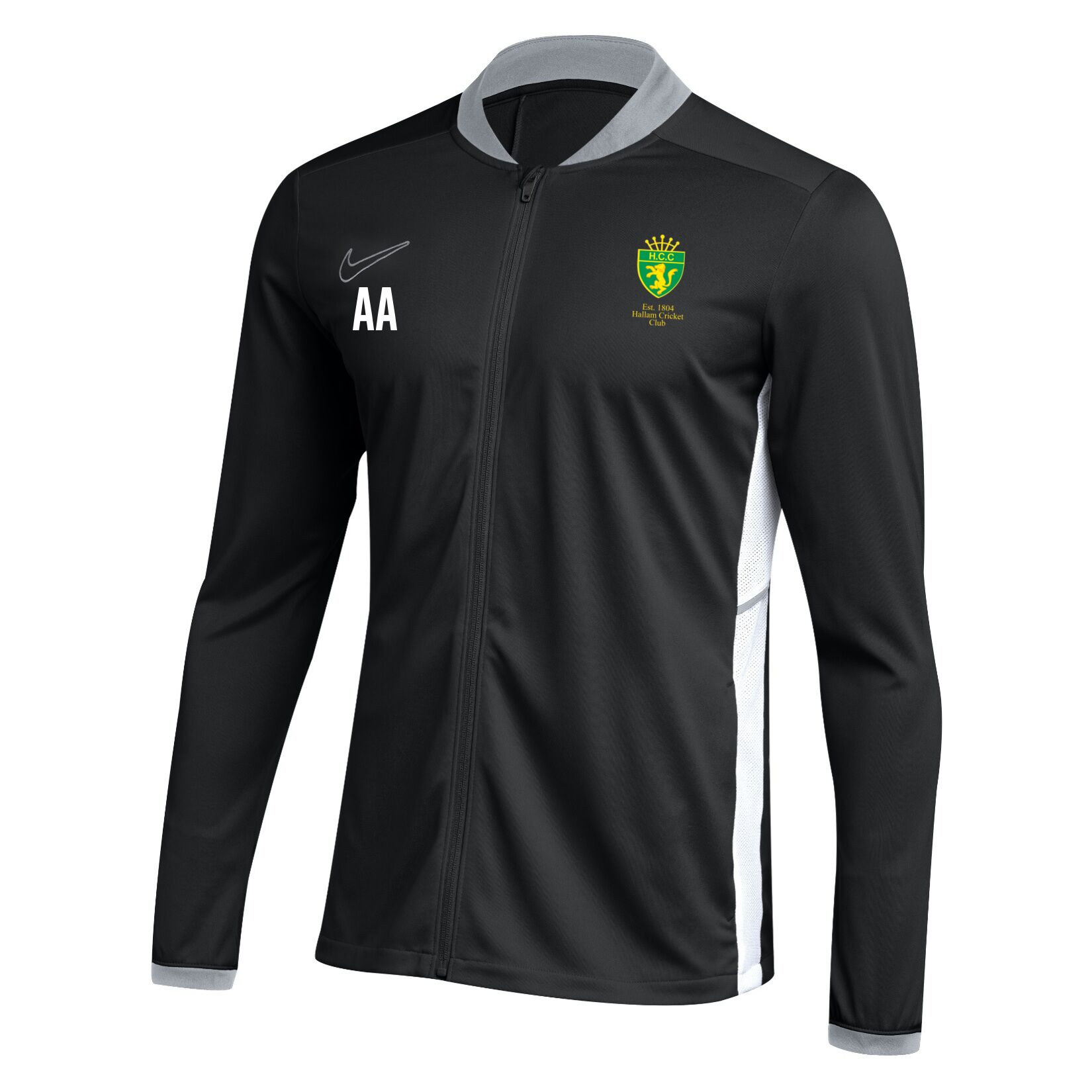 Nike Dri-FIT Academy 25 Knit Track Jacket - Black/White/White