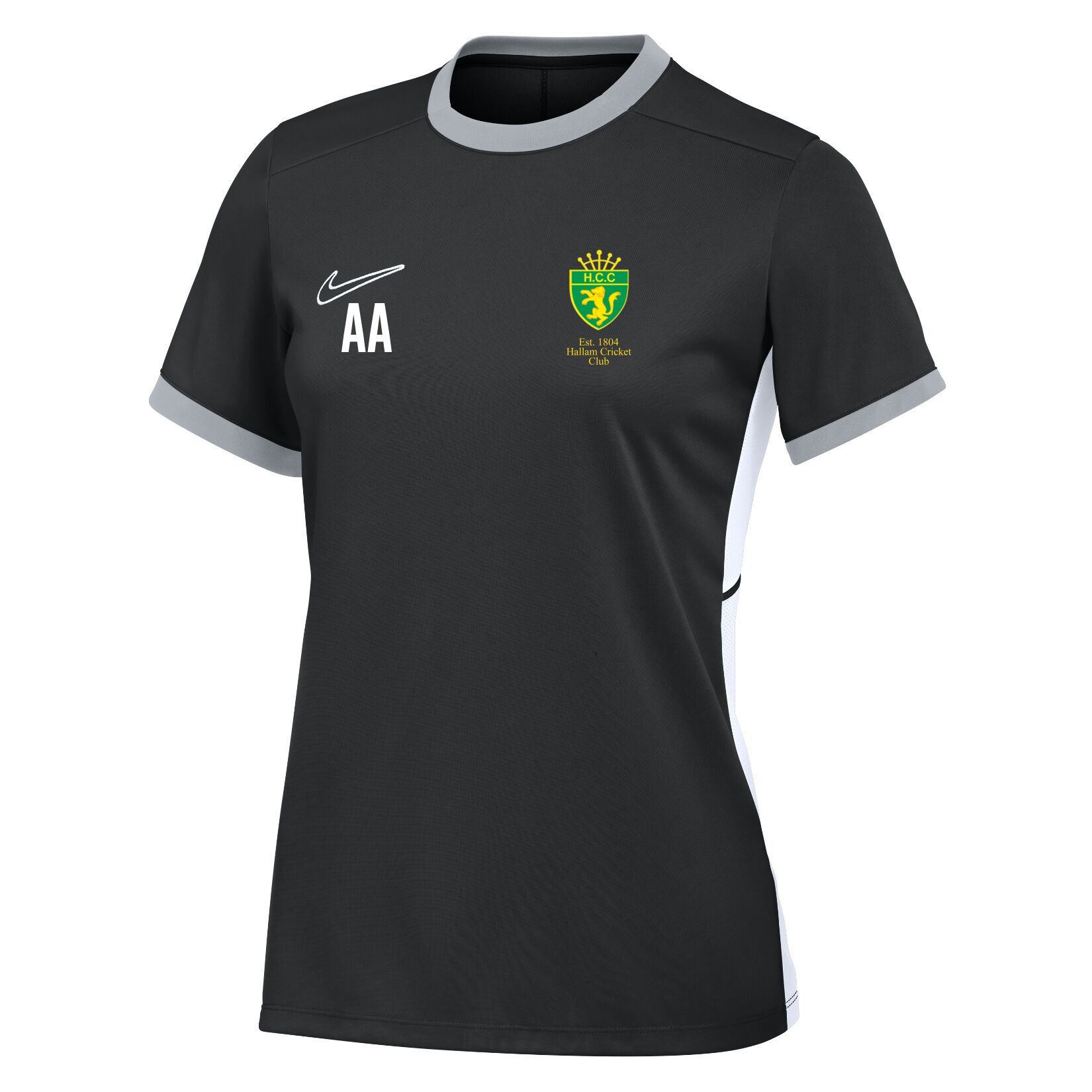 Nike Academy 25 Short-Sleeve Training Top (W) - Black/White/White