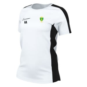 Nike Womens Academy 23 Short Sleeve Training Top (W) White-Black-Black