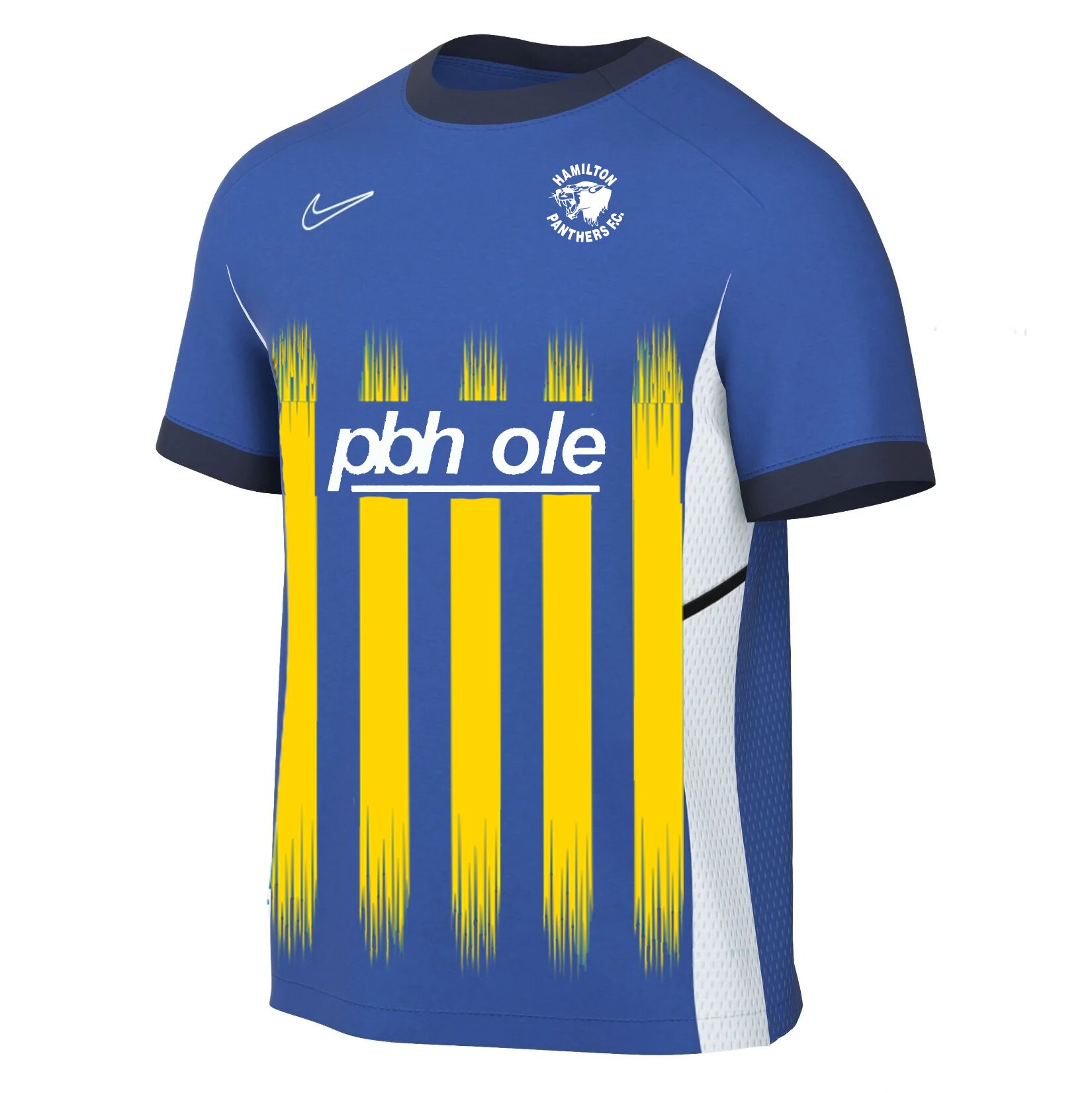 Nike Academy 25 Short-Sleeve Training Top - Royal Blue/Obsidian/White