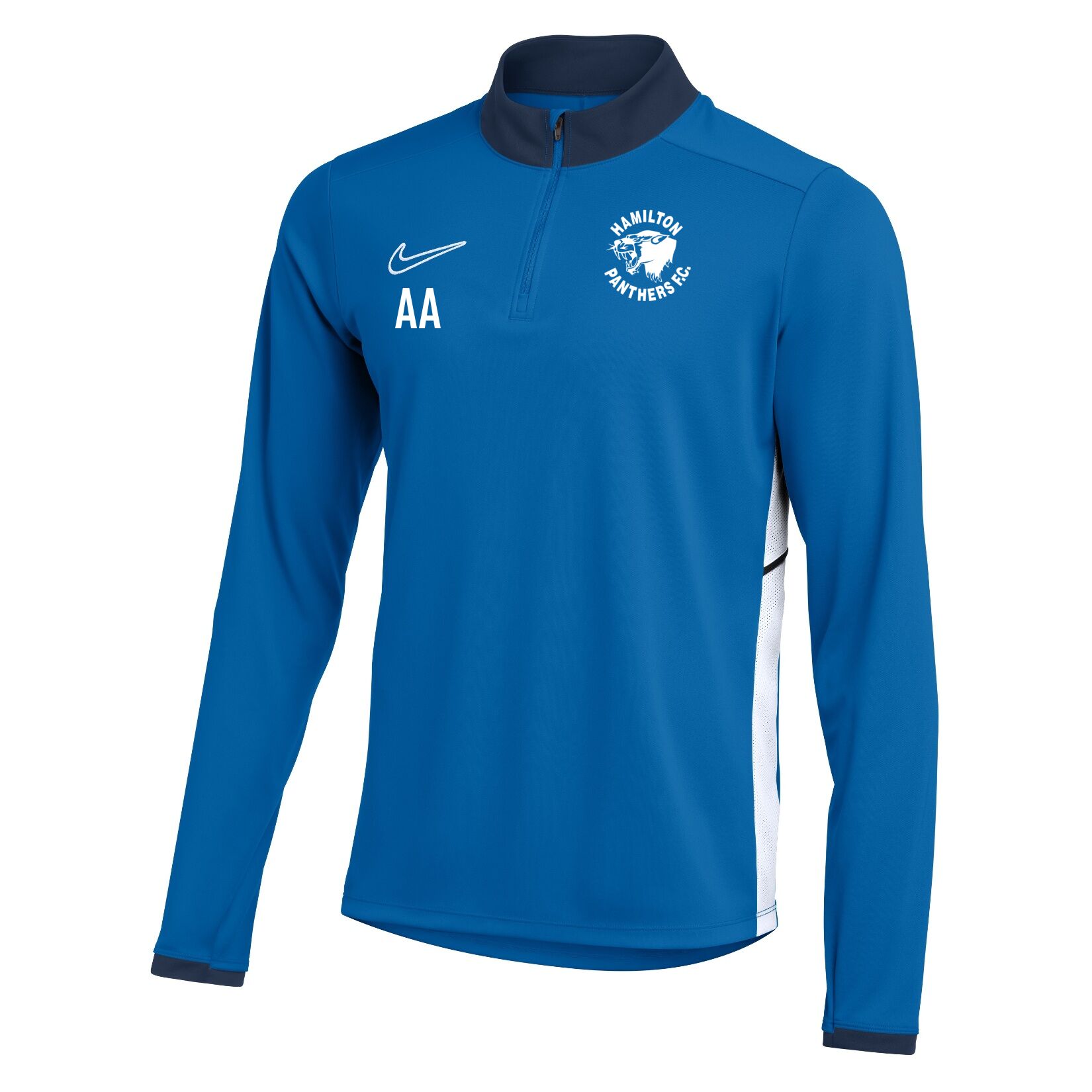 Nike Dri-FIT Academy 25 Drill Top - Royal Blue/Obsidian/White