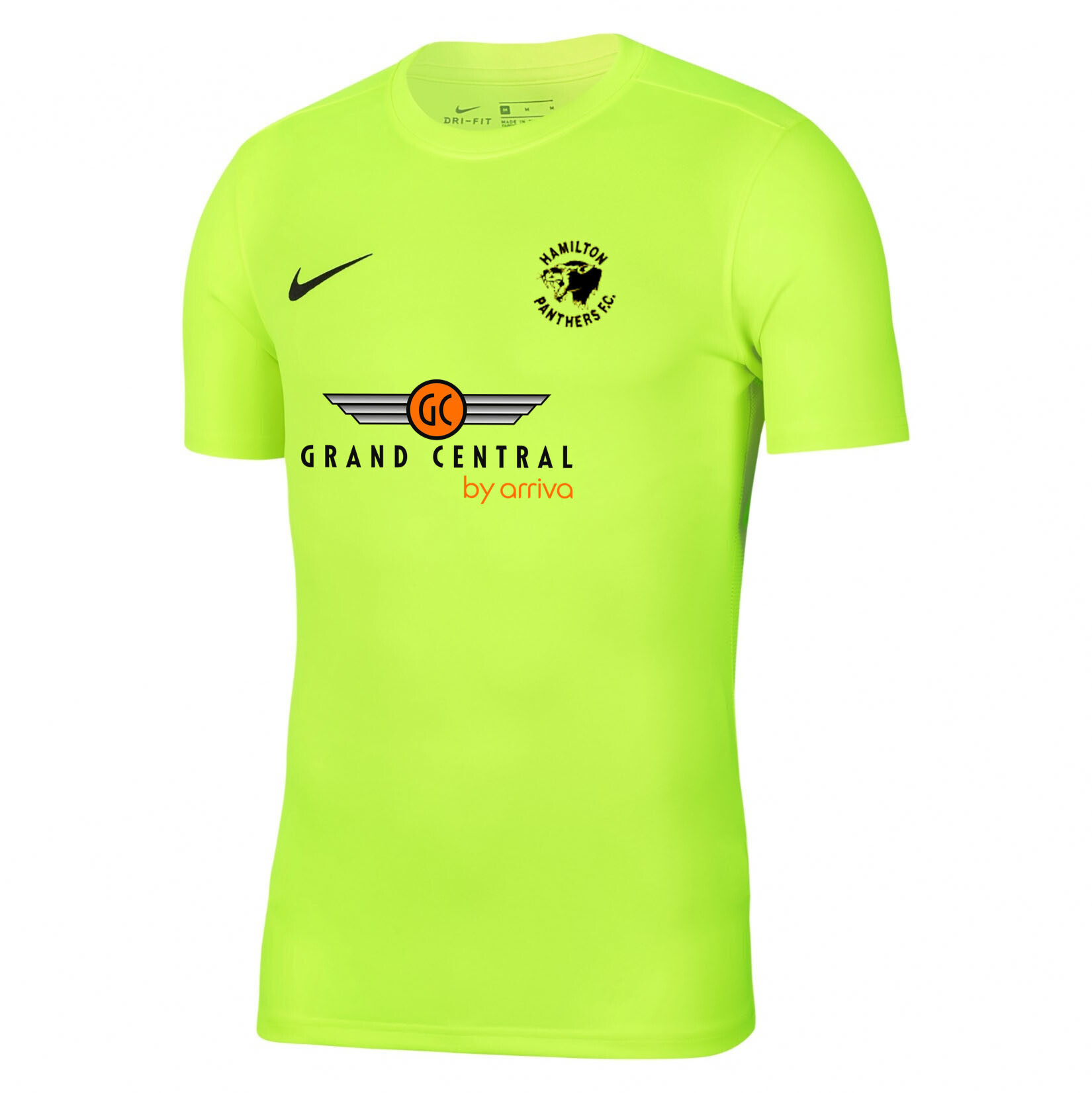 Nike Park VII Dri-FIT Short Sleeve Shirt - Volt/Black