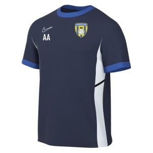Nike Academy 25 Short-Sleeve Training Top - Obsidian/Royal Blue/White