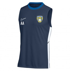 Nike Dri-FIT Academy 25 Sleeveless Top - Obsidian/Royal Blue/White