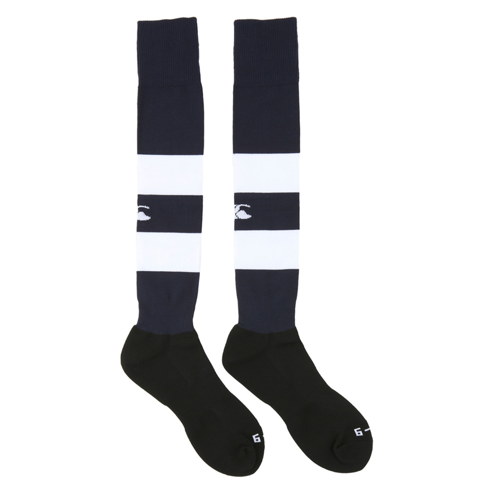 Canterbury Club Hooped Socks Navy