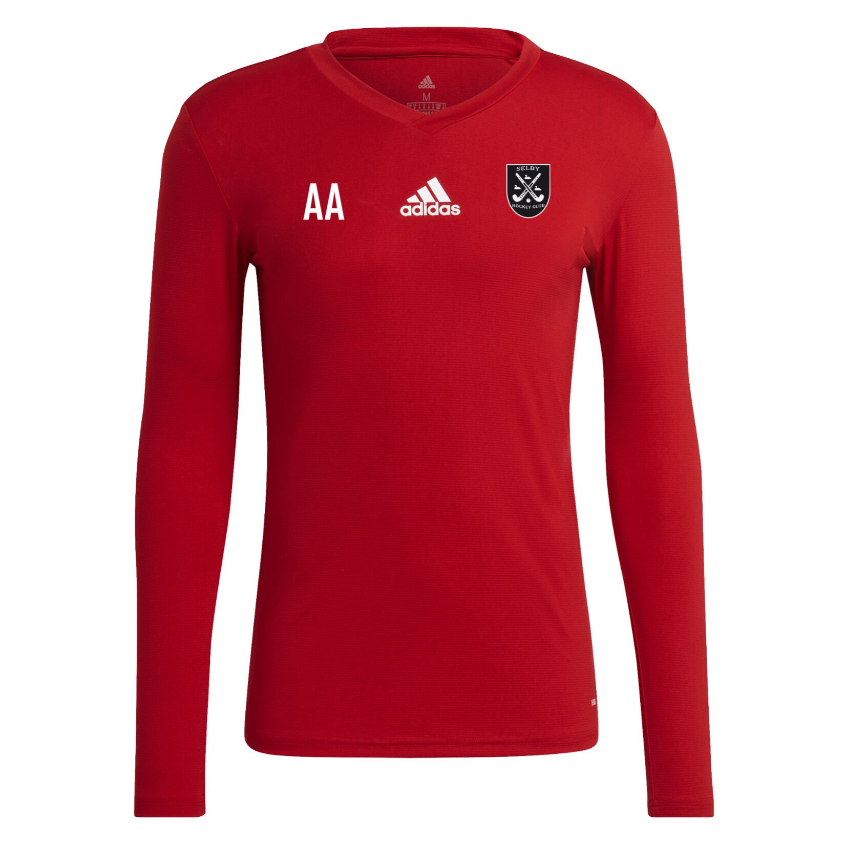adidas Long Sleeve Baselayer Tee - Team Power Red