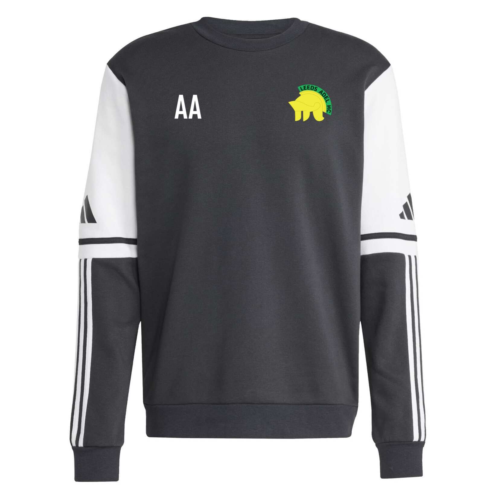 adidas Squadra 25 Sweat Crew Top - Black/White