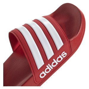 adidas Adilette Cloudfoam Slides Red-White