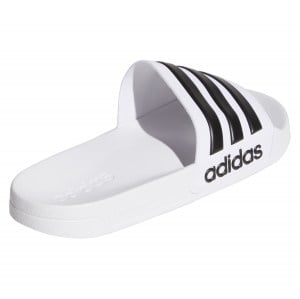 adidas Adilette Cloudfoam Slides White-Black