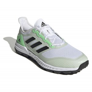 adidas-SS adipower Hockey Shoes 2.1 White-Green-Black