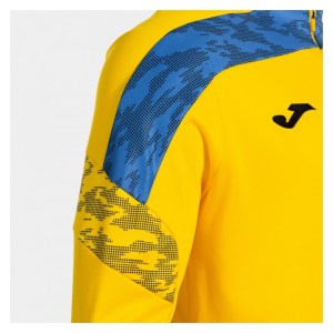 Joma Championship VIII 1/2 Zip Sweatshirt - Yellow/Royal Blue/Black