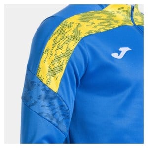 Joma Championship VIII 1/2 Zip Sweatshirt - Royal Blue/Yellow/White