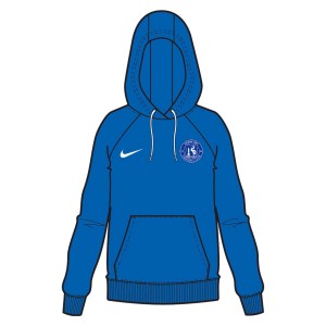 Nike Womens Team Club 20 Hoodie (W) Royal Blue-White-White