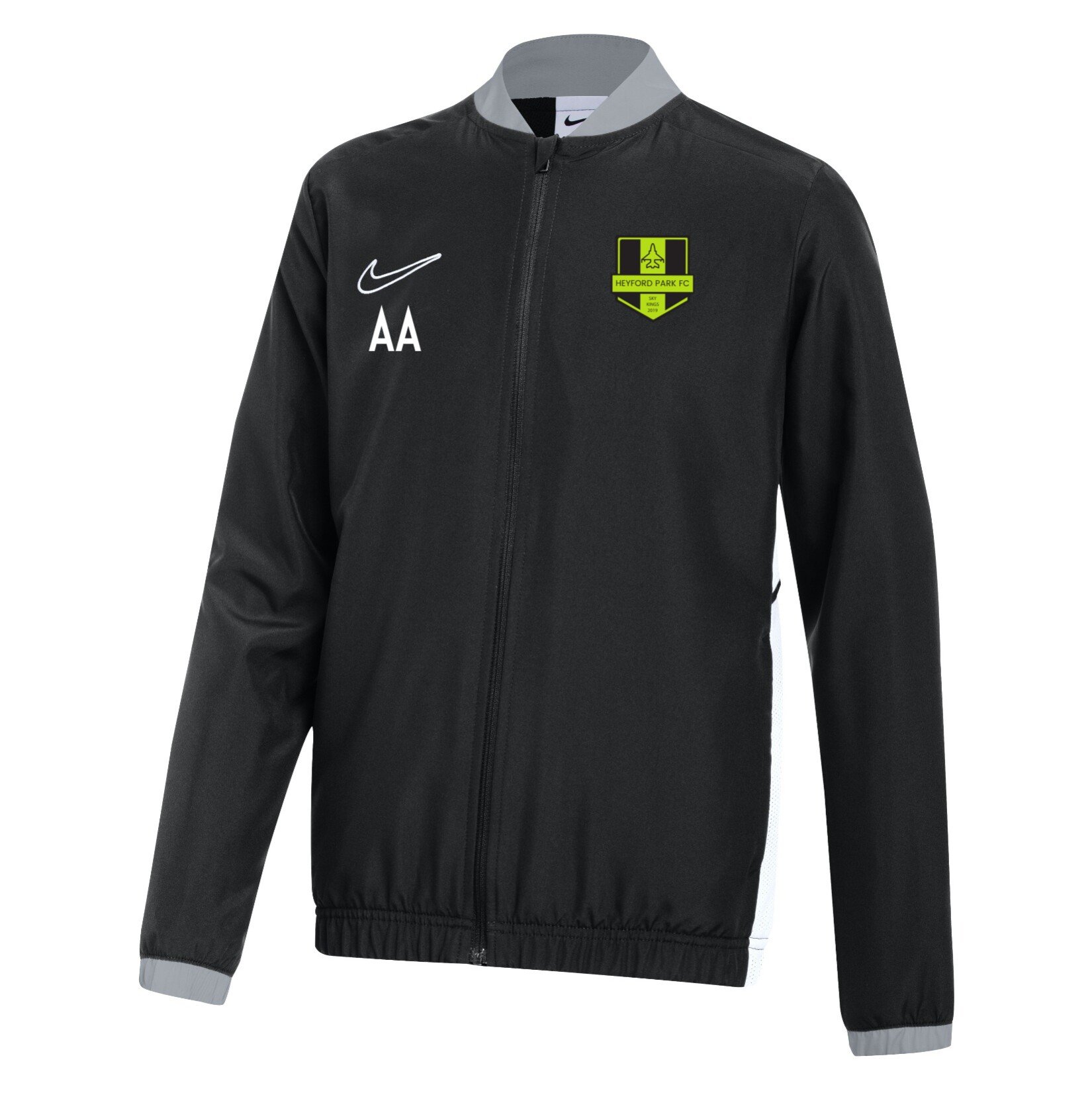Nike Dri-FIT Academy 25 Woven Track Jacket - Black/White/White