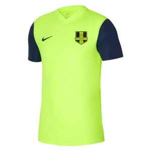 Nike Tiempo Premier 2 Short Sleeve Jersey - Volt/Midnight Navy/Black