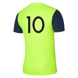Nike Tiempo Premier 2 Short Sleeve Jersey - Volt/Midnight Navy/Black