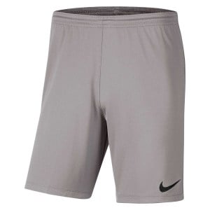 Nike Park III Shorts - Pewter Grey/Black