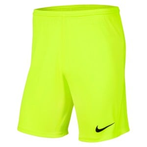 Nike Park III Shorts - Volt/Black