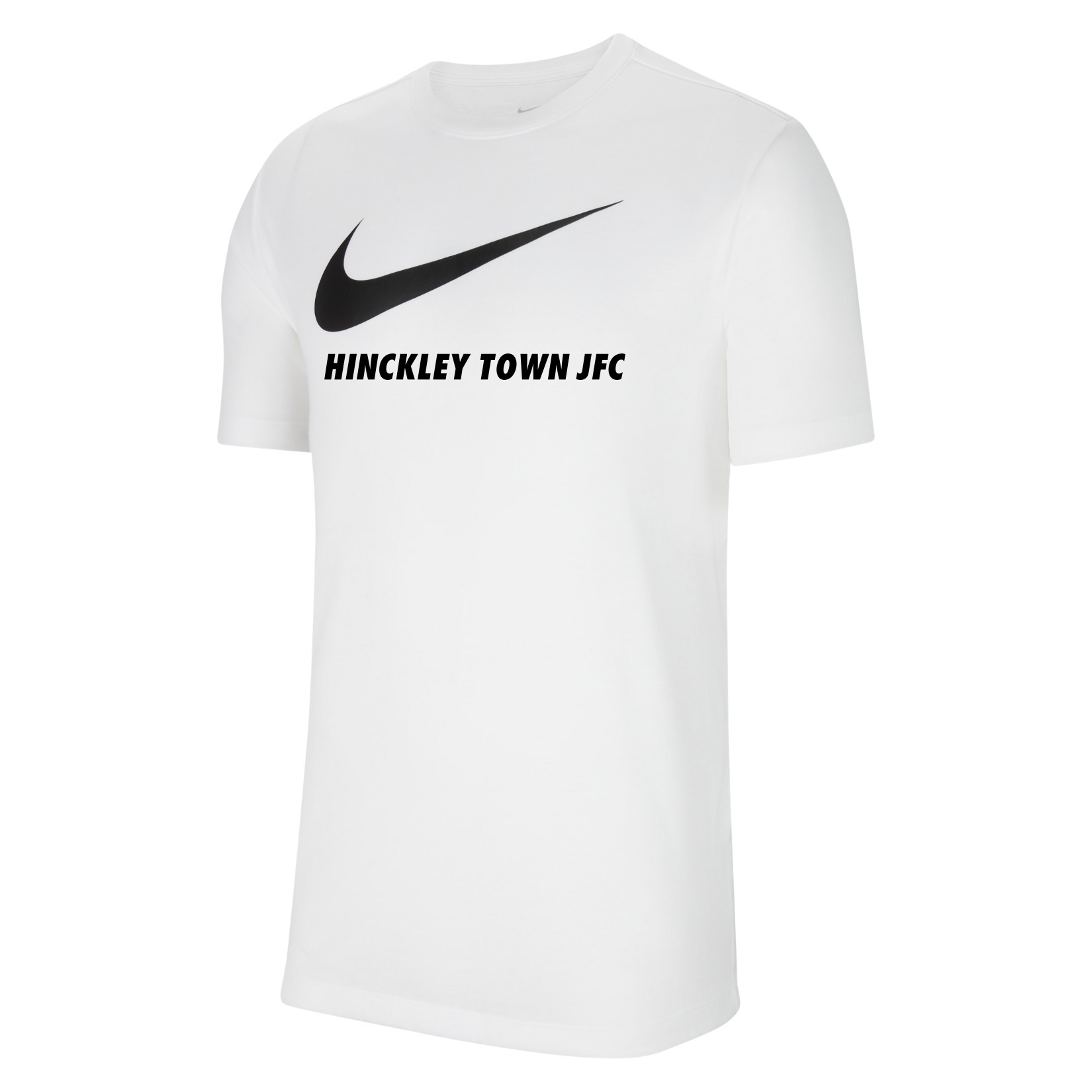 Nike Team Club 20 Swoosh Tee (M) - White/Black