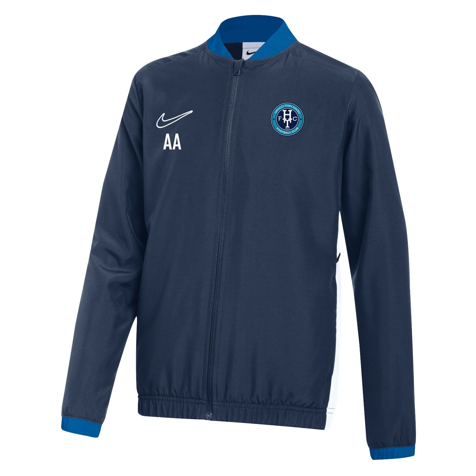 Nike Dri-FIT Academy 25 Woven Track Jacket - Obsidian/Royal Blue/White