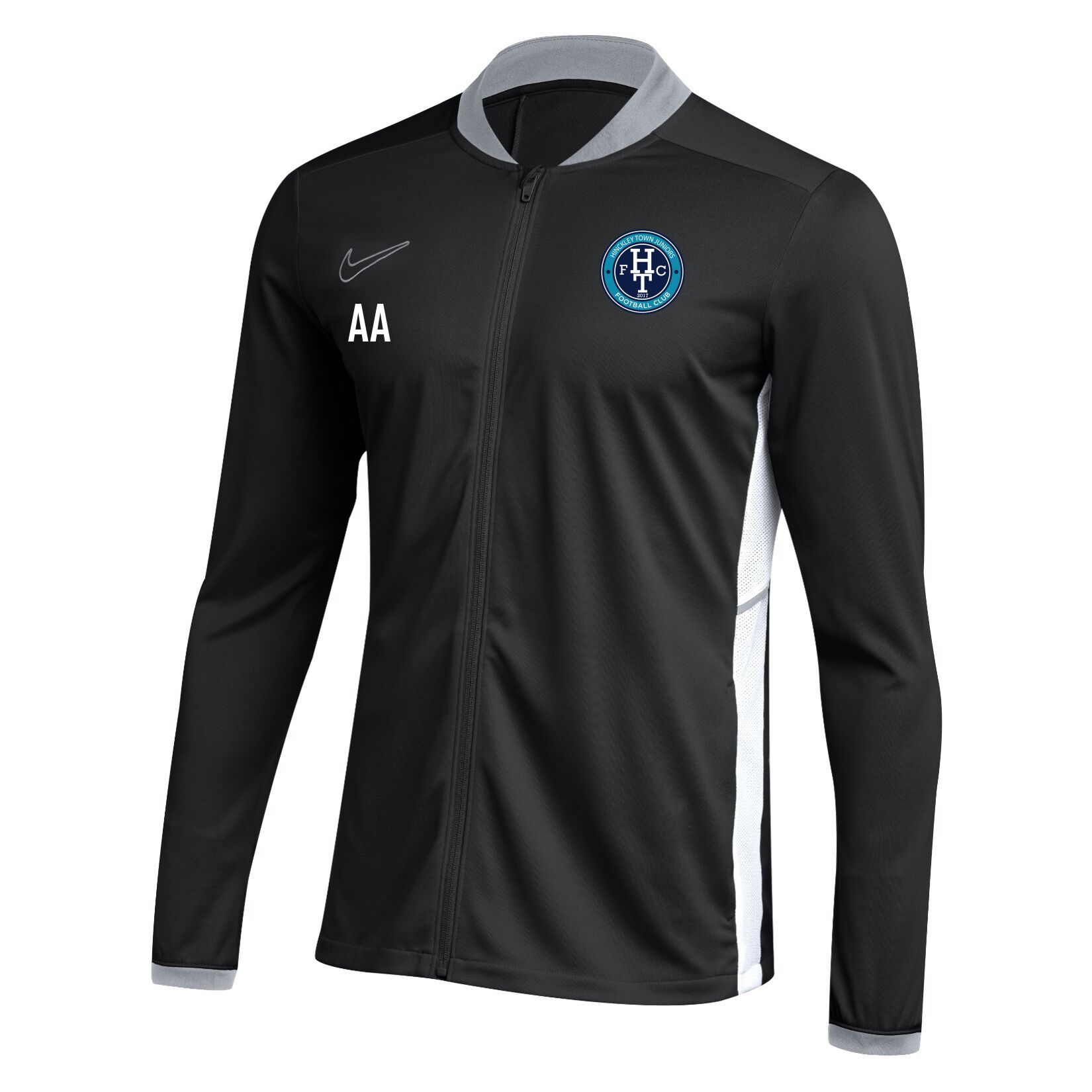 Nike Dri-FIT Academy 25 Knit Track Jacket - Black/White/White