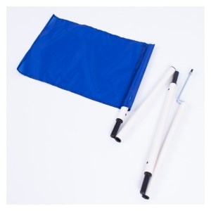 Collapsible Corner Flags (set Of 4) With Carry Bag Blue