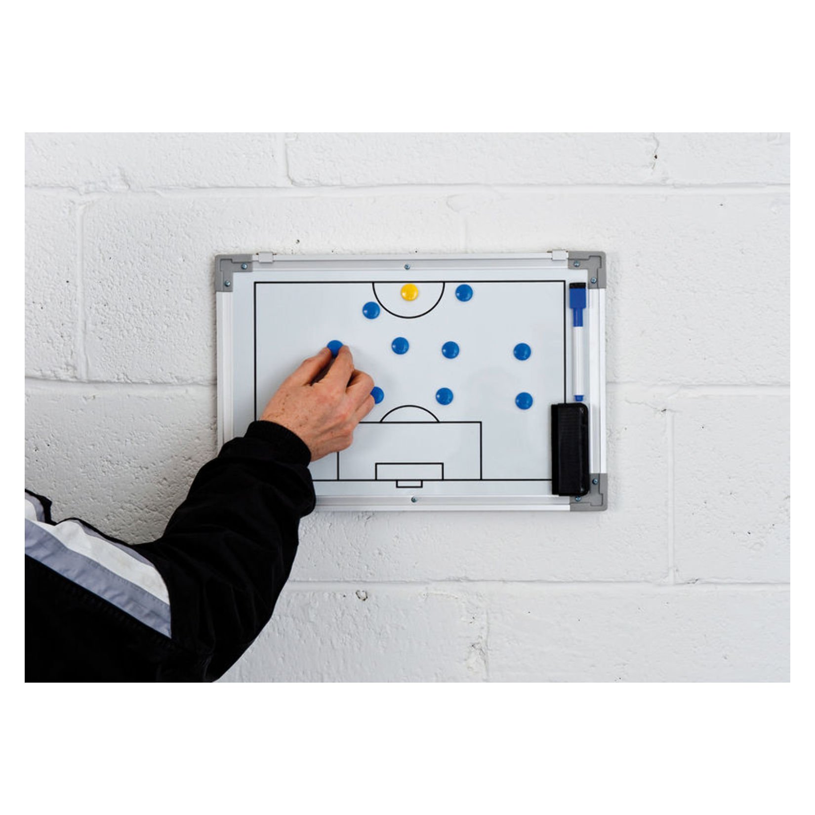 Precision Double-sided Football Tactics Board 30x45cm