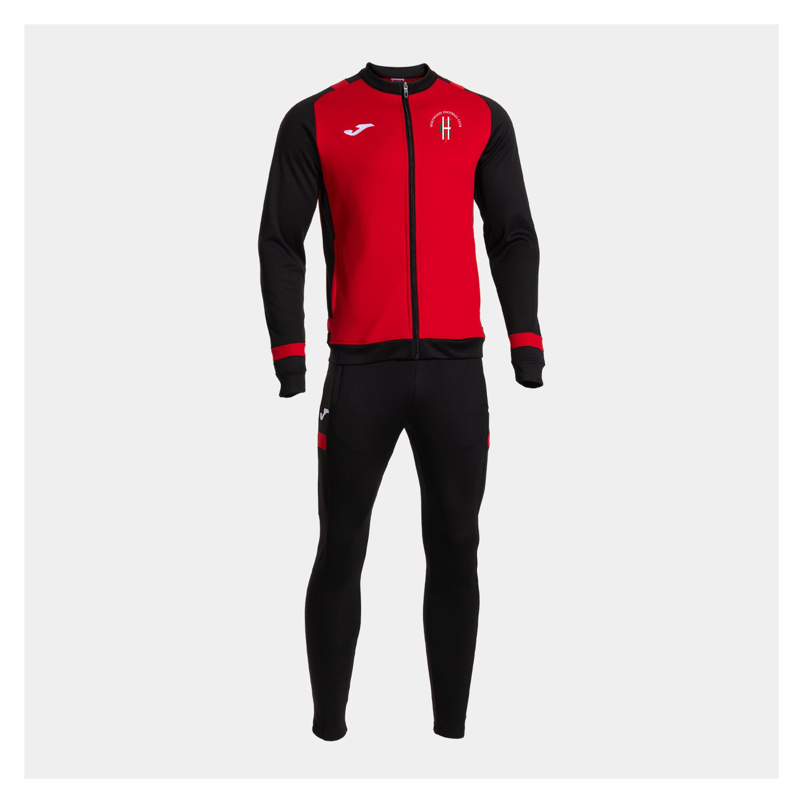 Joma Lider Tracksuit - Red/Black/White