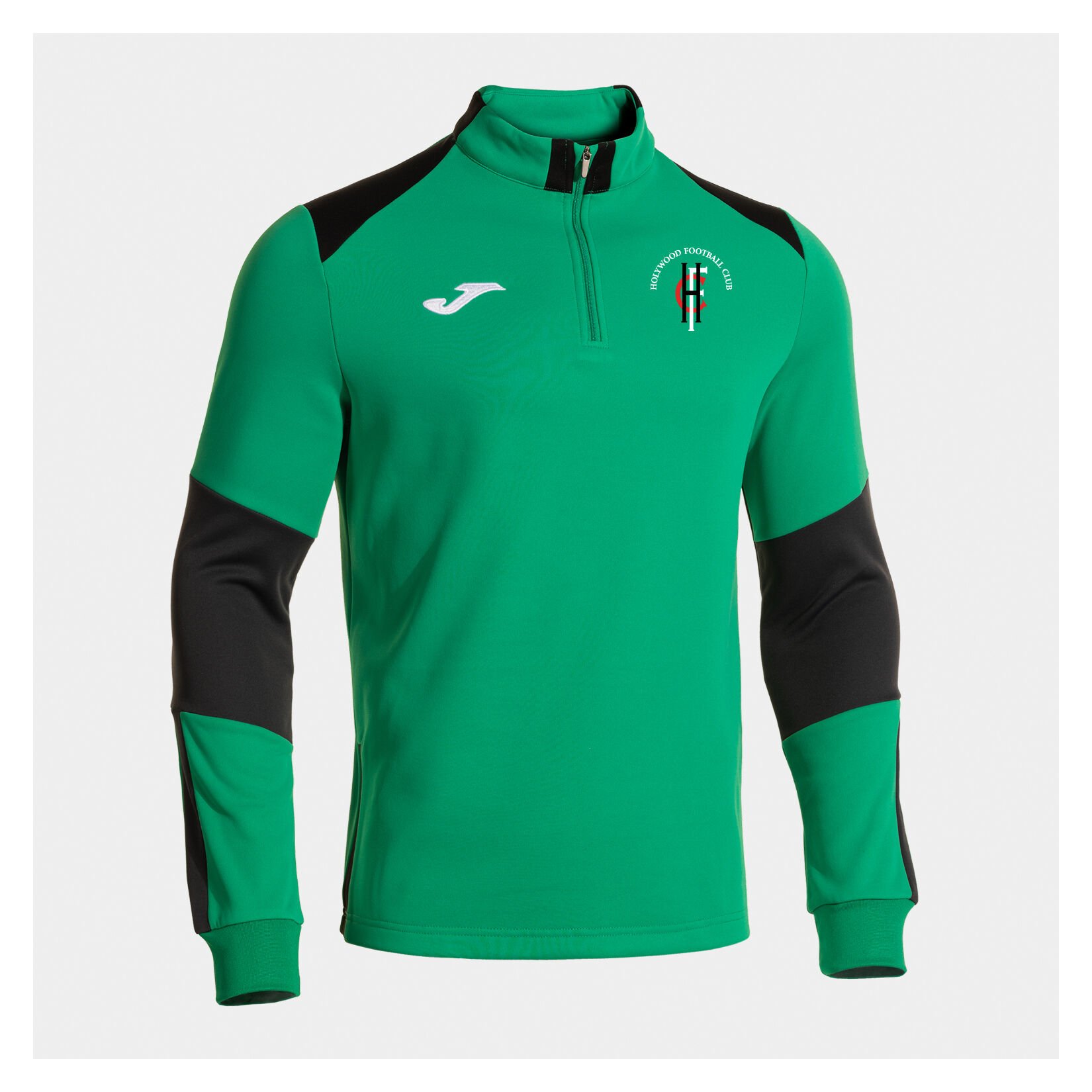 Joma Danubio IV Half-Zip Sweatshirt - Vivid Green/Black/Anthracite/White