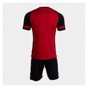 Joma Lider Football Shirt & Shorts Kit - Red/Black/White