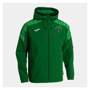 Joma Championship VIII Rain Jacket - Green Medium/White