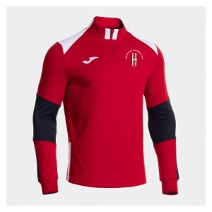 Joma Danubio IV Half-Zip Sweatshirt - Red/White/Dark Navy