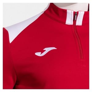 Joma Danubio IV Half-Zip Sweatshirt - Red/White/Dark Navy