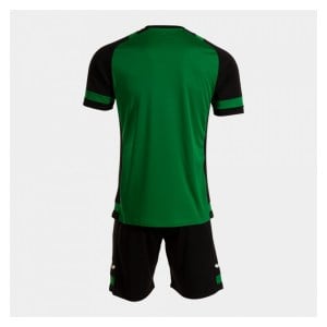 Joma Lider Football Shirt & Shorts Kit - Green Medium/Black/Red