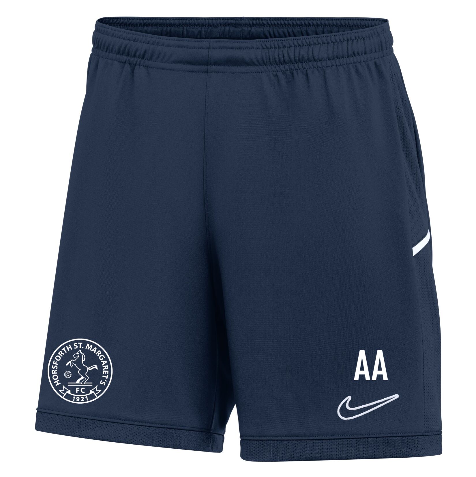 Nike Dri-FIT Academy 25 Shorts (W) - Obsidian/Obsidian/White