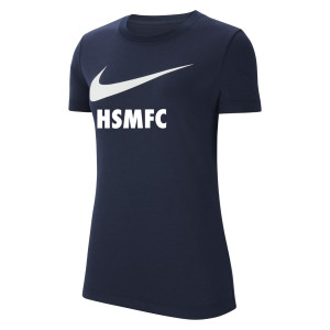 Nike Womens Team Club 20 Swoosh Tee (W)