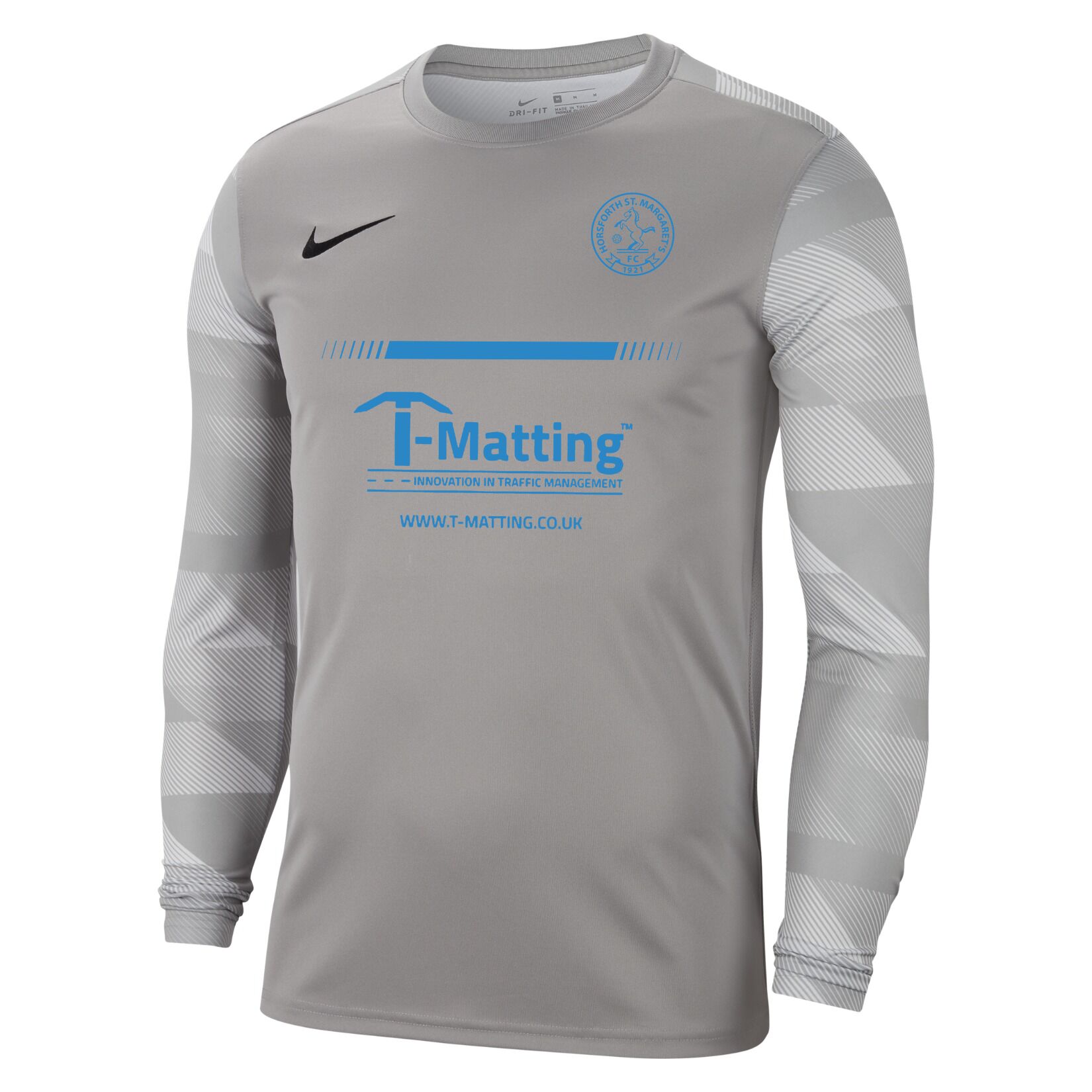 Nike Park IV Goalkeeper Dri-FIT Jersey - Pewter Grey/White/Black