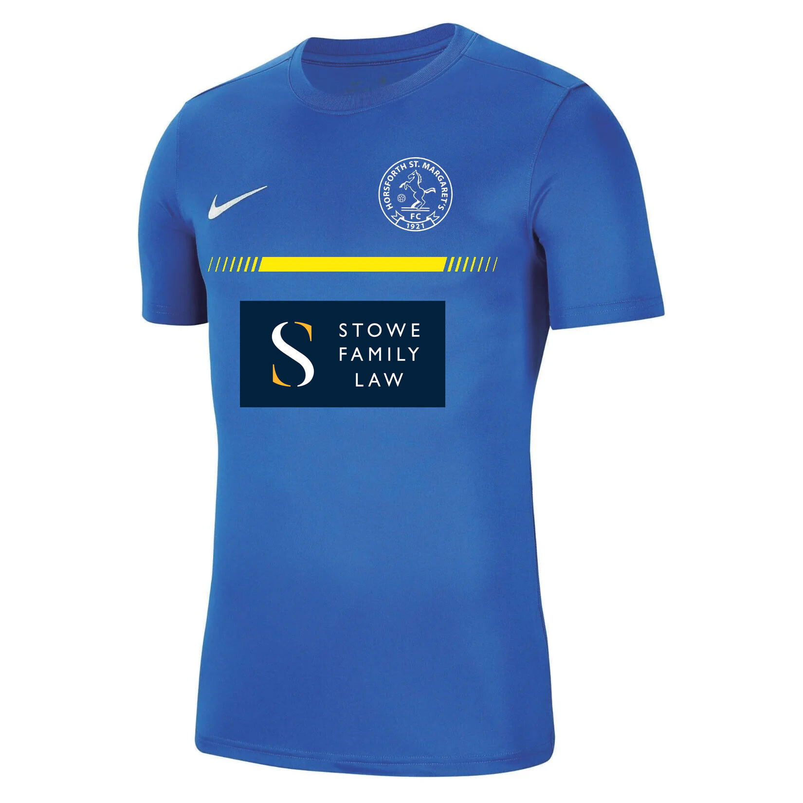 Nike Park VII Dri-FIT Short Sleeve Shirt - Royal Blue/White