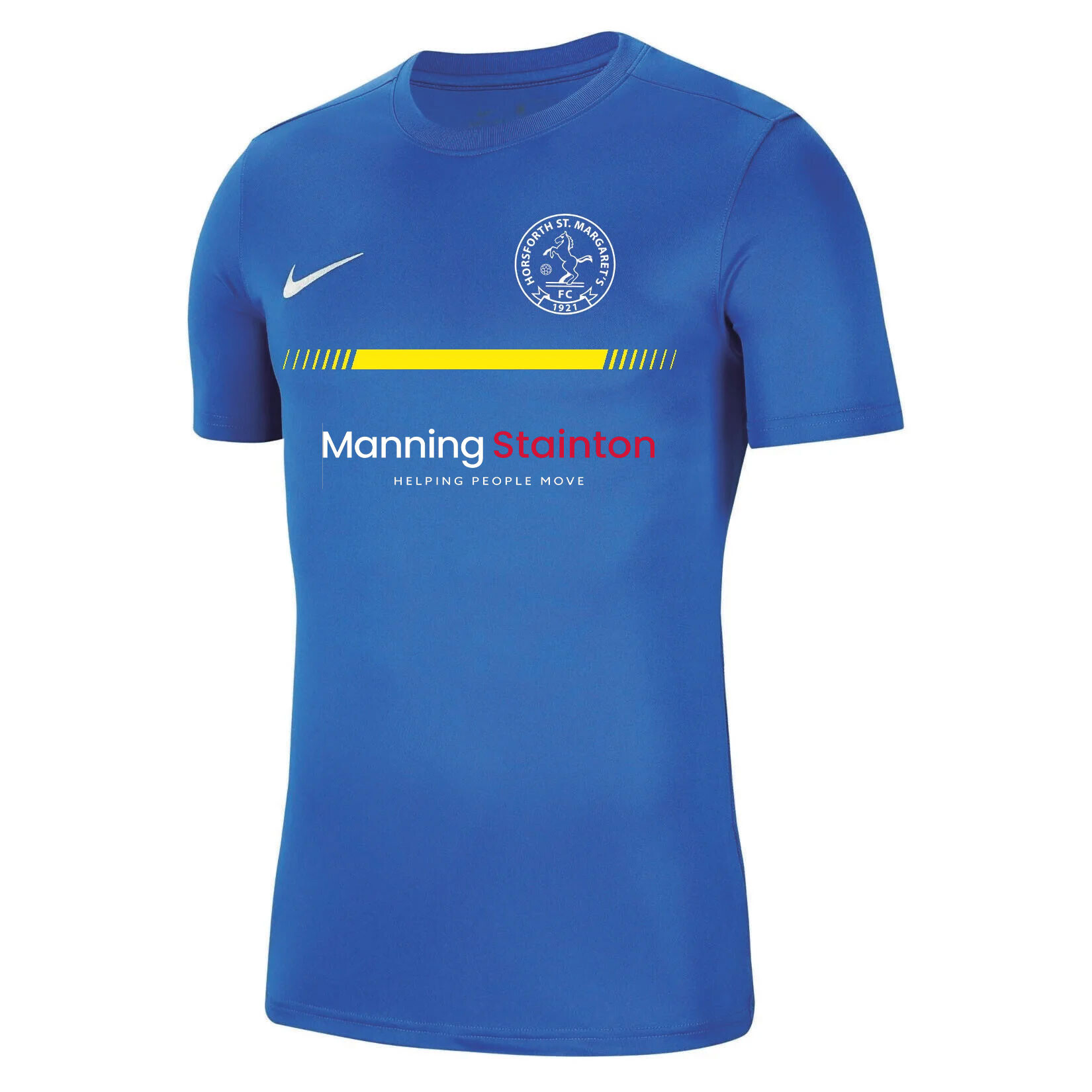 Nike Park VII Dri-FIT Short Sleeve Shirt - Royal Blue/White