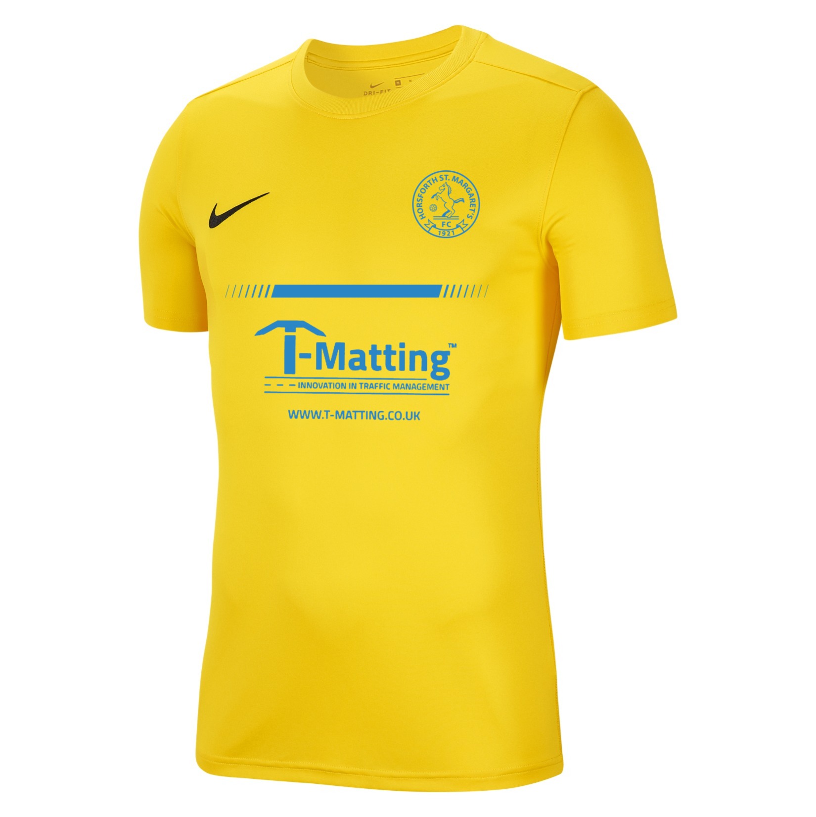 Nike Park VII Dri-FIT Short Sleeve Shirt - Tour Yellow/Black
