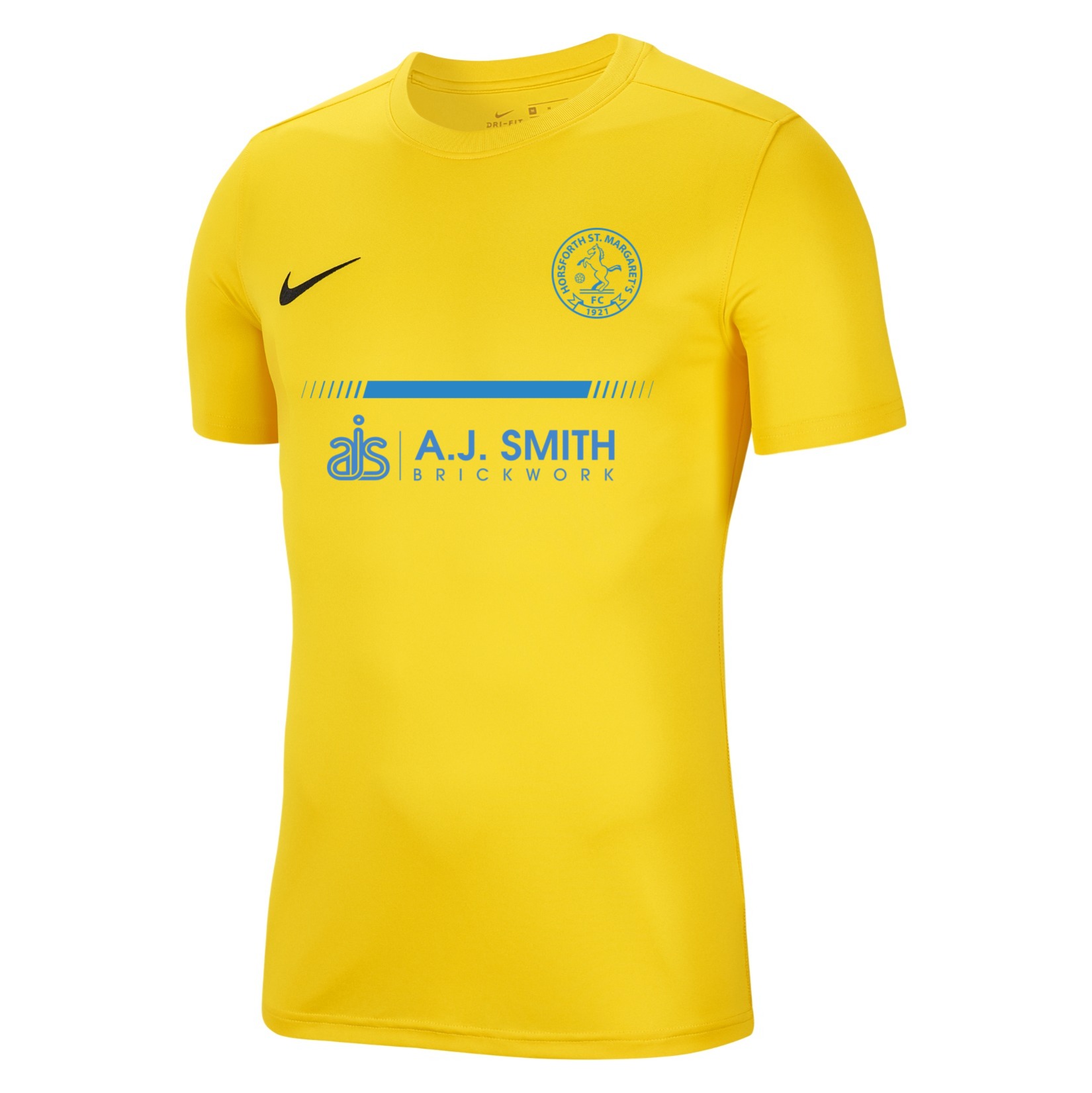 Nike Park VII Dri-FIT Short Sleeve Shirt - Tour Yellow/Black