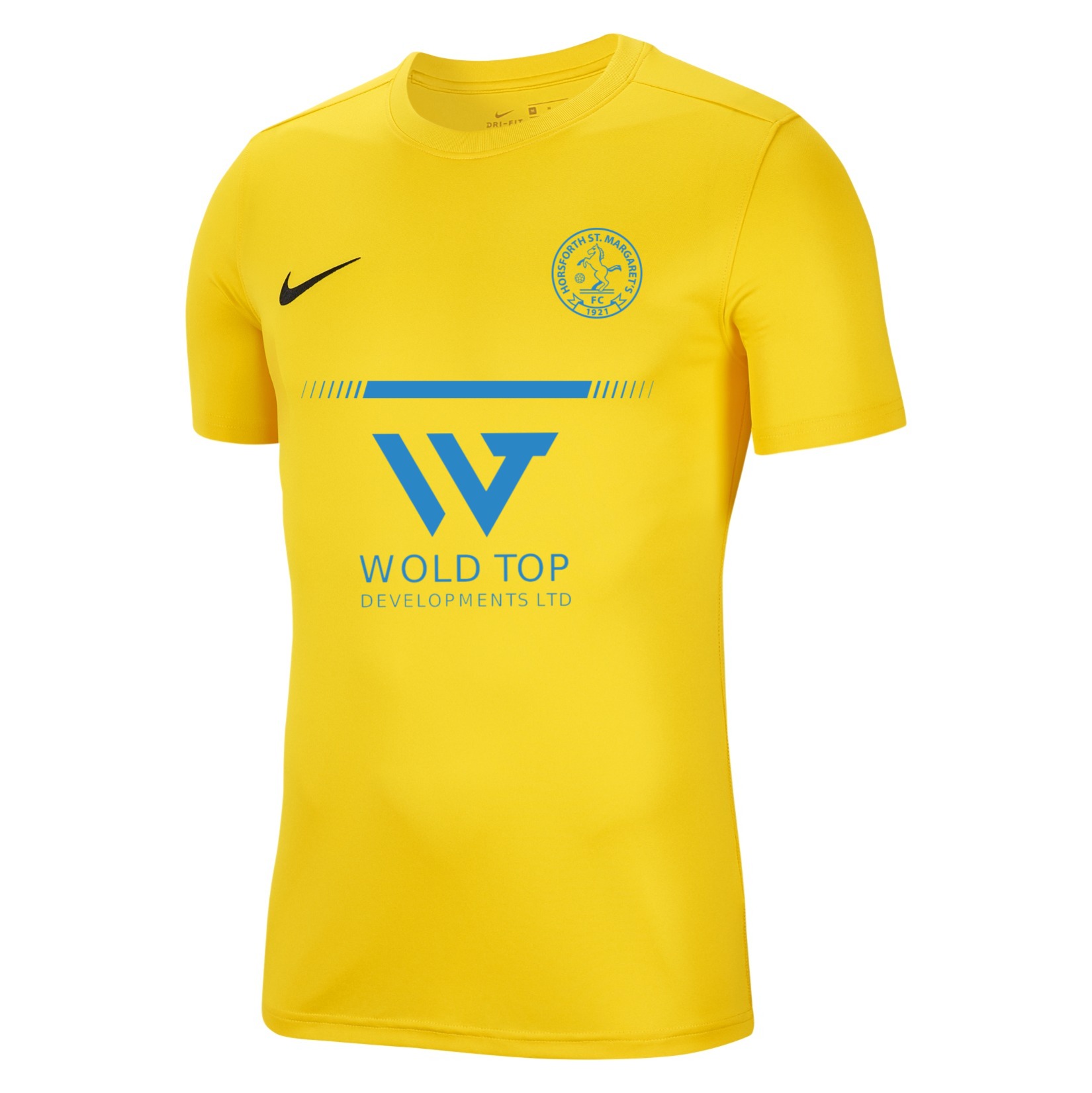 Nike Park VII Dri-FIT Short Sleeve Shirt - Tour Yellow/Black