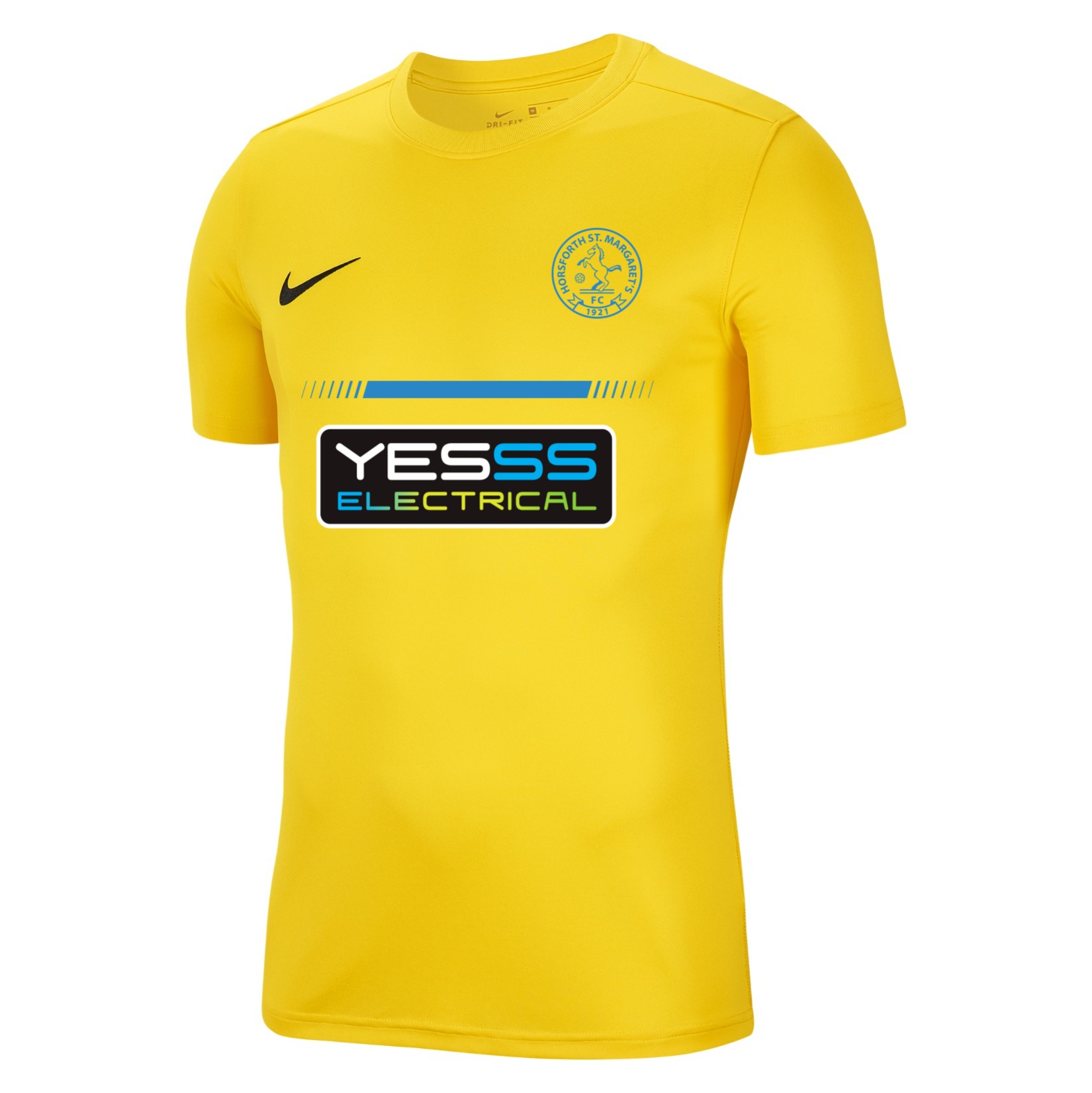 Nike Park VII Dri-FIT Short Sleeve Shirt - Tour Yellow/Black