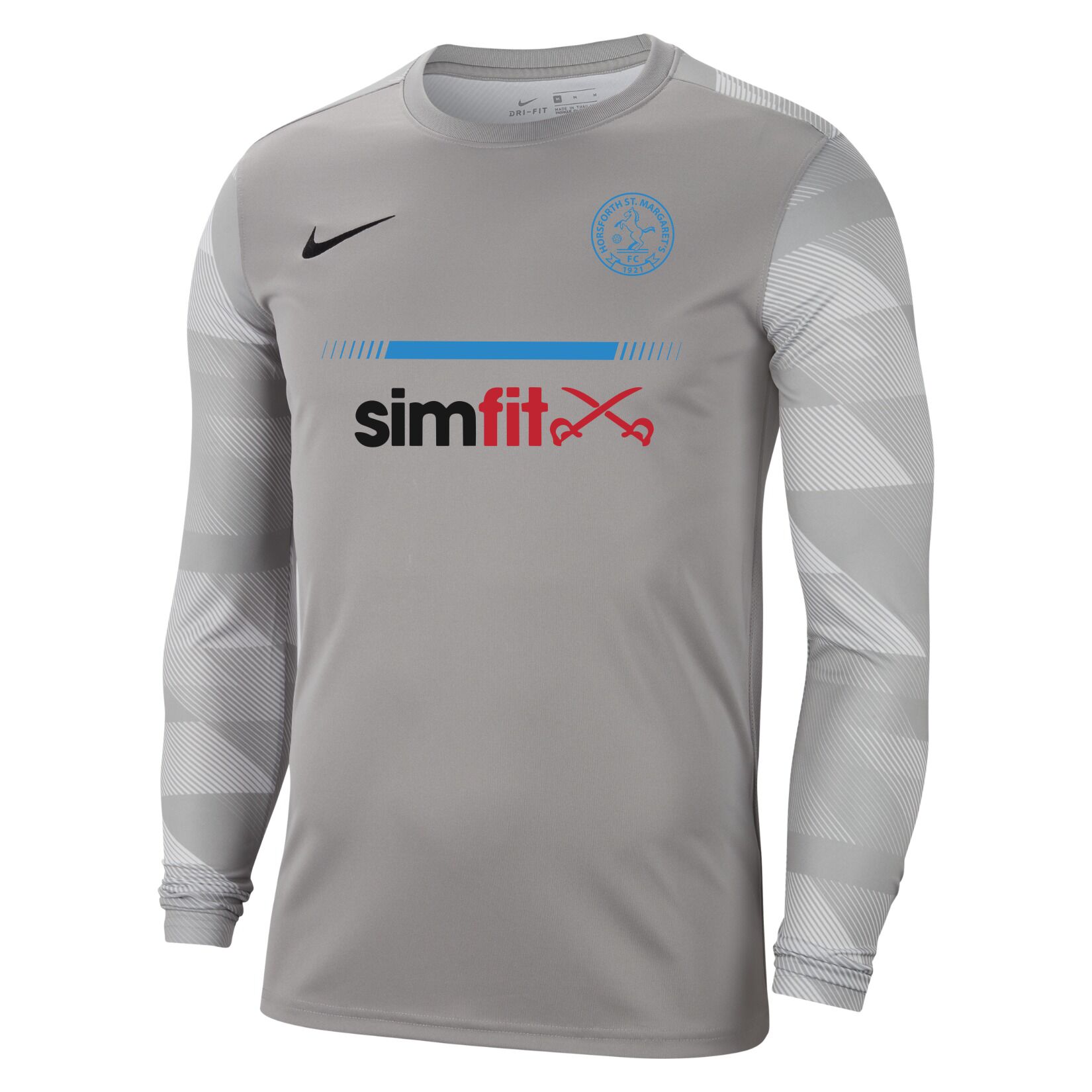 Nike Park IV Goalkeeper Dri-FIT Jersey - Pewter Grey/White/Black