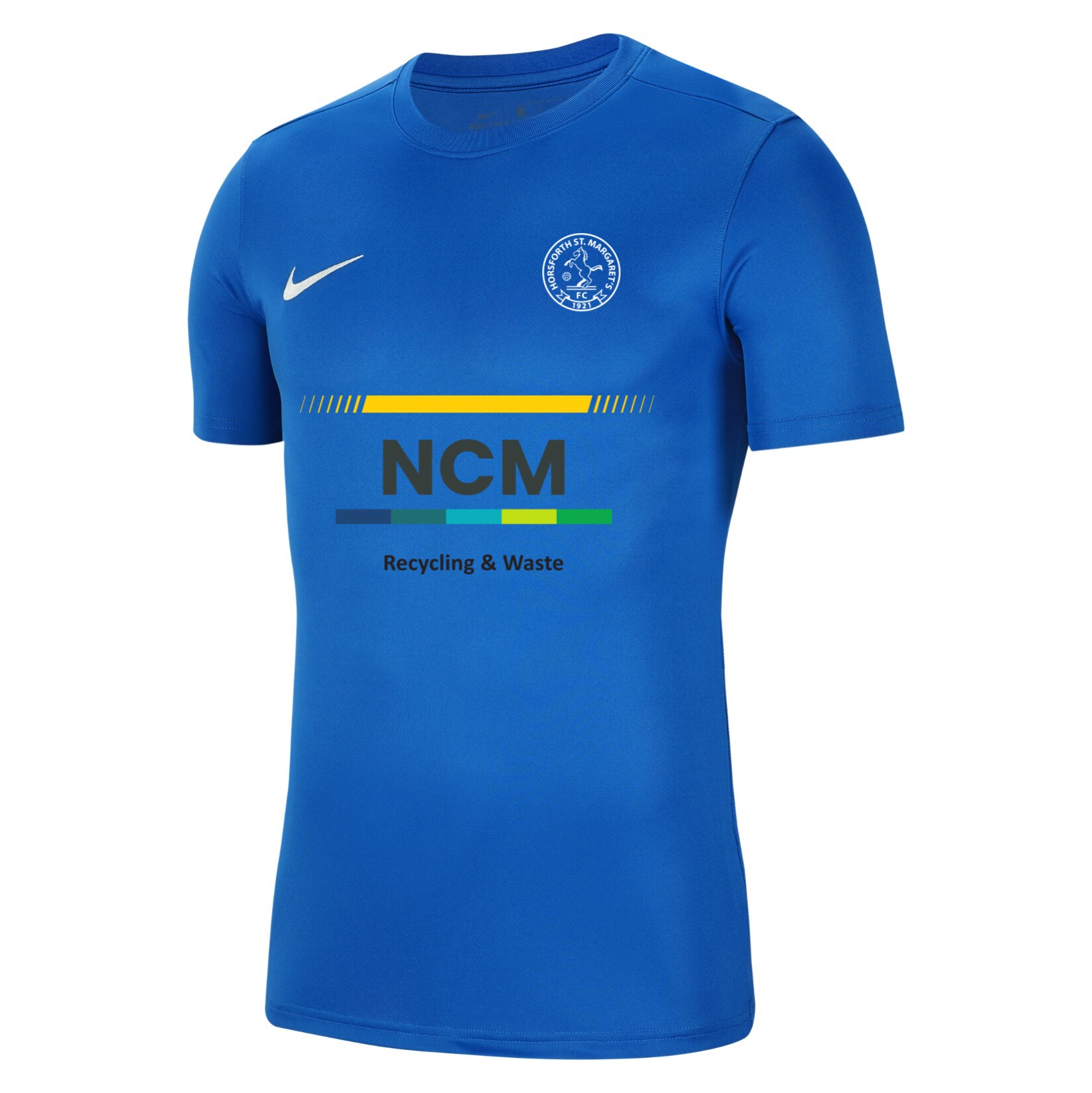 Nike Park VII Dri-FIT Short Sleeve Shirt - Royal Blue/White